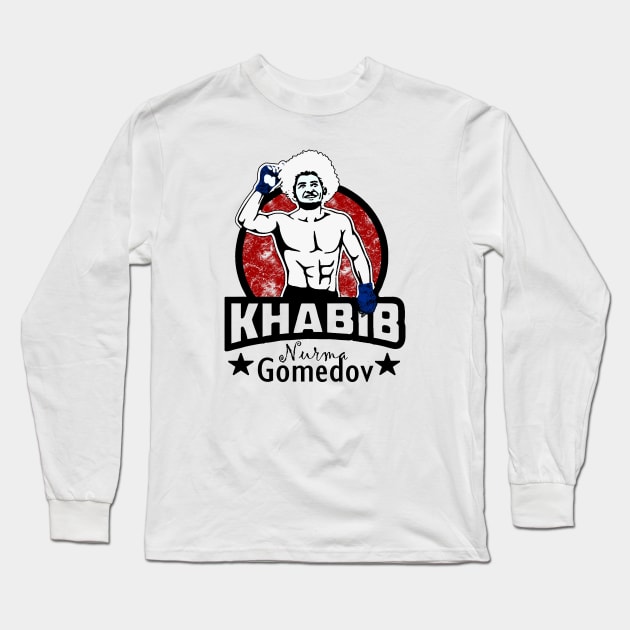 Khabib Long Sleeve T-Shirt by siponwijy